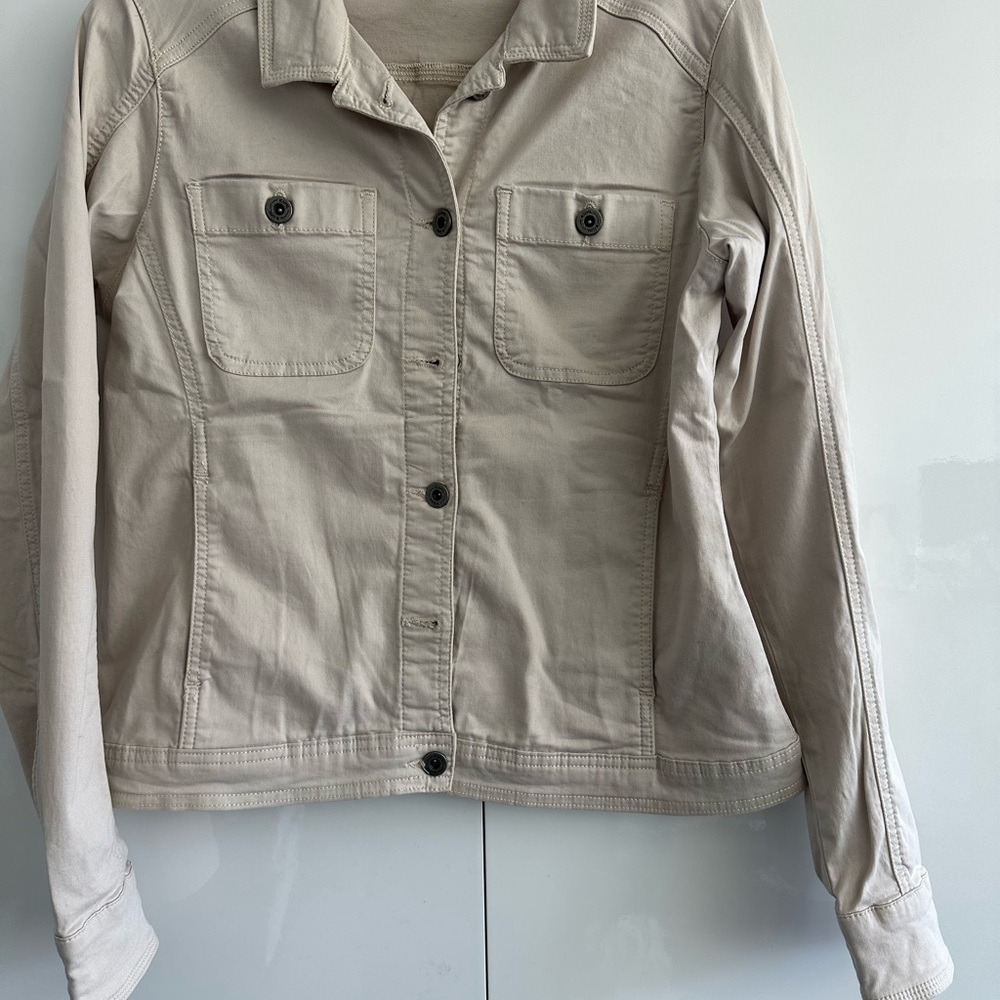 Kuhl Tan Utility Jacket with Minimalist Design